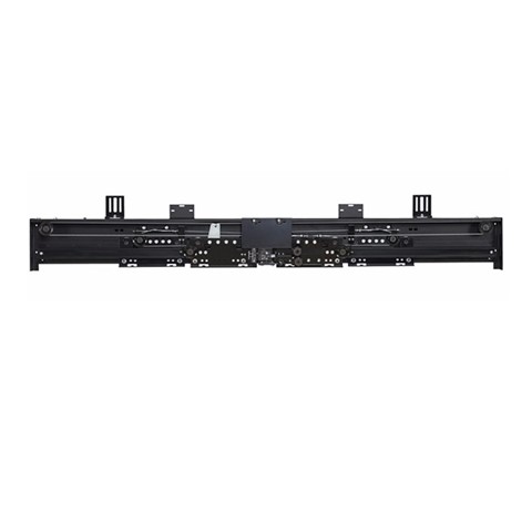 4 leafs center opening landing door device